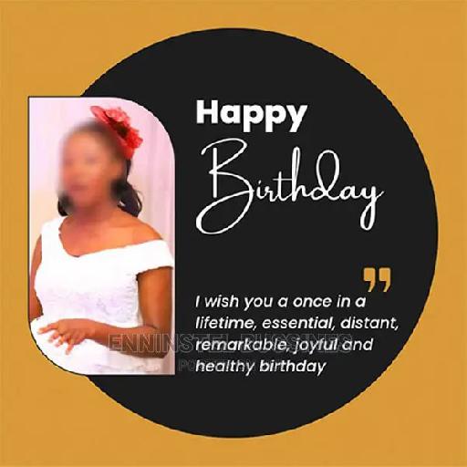 ENNINSTEL - Birthday Poster Design