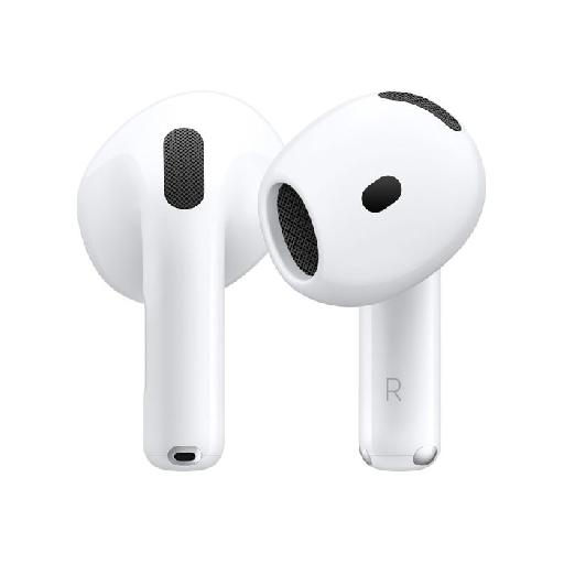 Apple AirPods 4 Wireless Earbuds (USB Type-C) – White, H2 Chip, Active Noise Cancelling