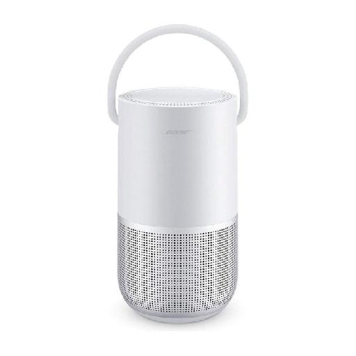 Bose Portable Smart Speaker – White | Waterproof, Voice Control, 12-Hour Battery