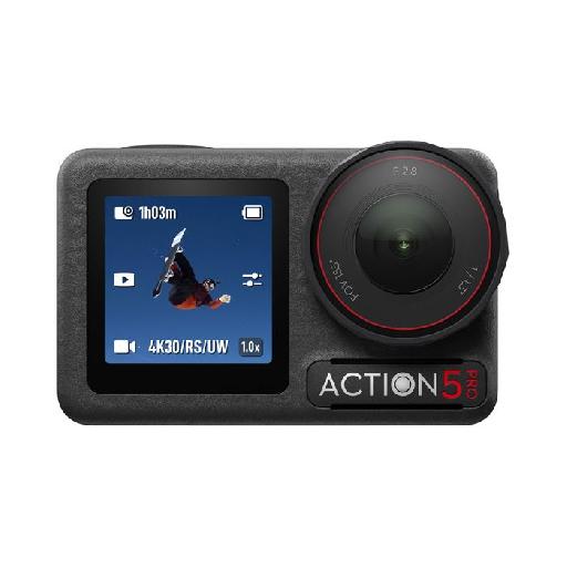 DJI Osmo Action 5 Pro 4K Camera, Adventure Combo – Black, Dual OLED Screens, 360° Stabilization