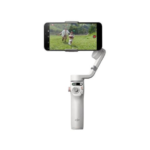 DJI Osmo Mobile 6 Gimbal Stabilizer for Smartphones – Platinum Gray, 3-Axis Stabilization, Portable & Foldable