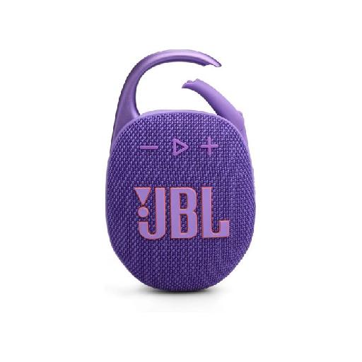 JBL Clip 5 Portable Bluetooth Speaker – Purple, Bluetooth V5.3, 12-Hour Playtime, IP68 Waterproof