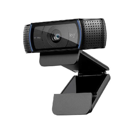 Logitech C920 Pro HD Webcam – 1080p Video, AutoFocus, Dual Stereo Mics – Black