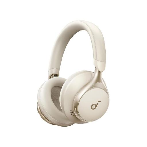 Soundcore by Anker Space One Active Noise Cancelling Wireless Headphones – Latte Cream – Hi-Res Bluetooth Headphones with LDAC, Smart Detection & 40H ANC Playtime