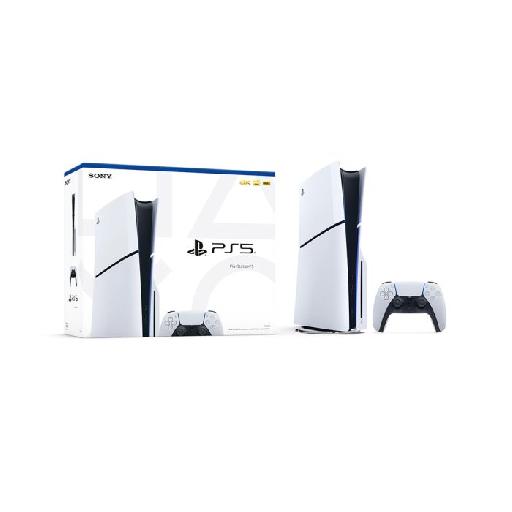 PlayStation 5 (PS5) Slim Console 1TB – White | DualSense Controller, 1TB SSD, 4 Ports