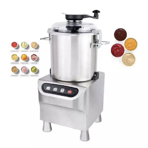 Commercial Electric Food Chopper Cutter Mixer – 5L/8L/12L/18L | 1500W Stainless Steel Food Processor