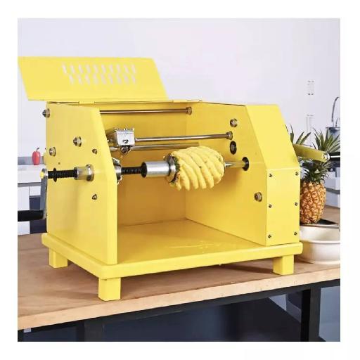 Manual Hand Operated Pineapple Peeler – Durable Carbon Steel Fruit & Vegetable Peeling Machine