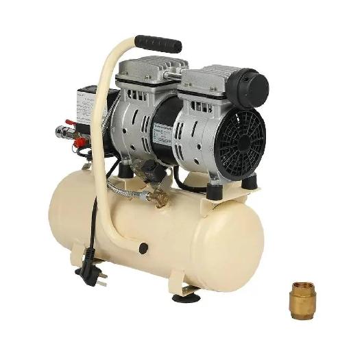 Air Compressor 2 Cylinder Oil Free 220V Electric Portable Screw Silent Mini