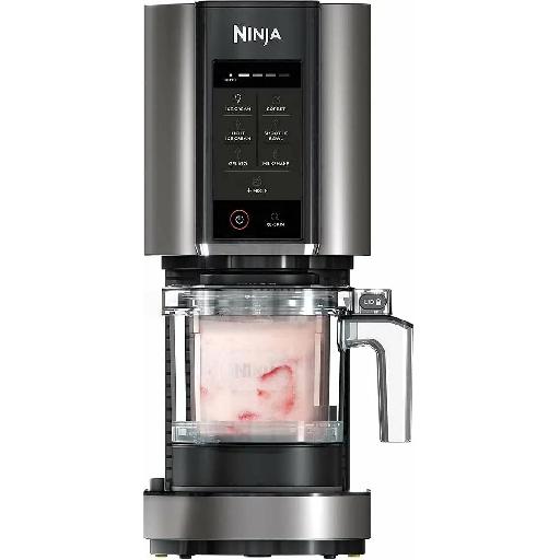 Ninja Crea Mi Ice Cream & Frozen Dessert Maker [NC300 UK] – 7 Programs, Black/Silver