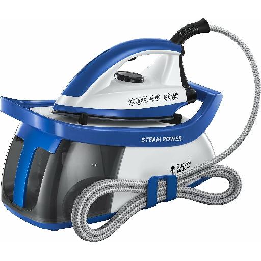 Russell Hobbs 24430 Power 95 Station, Series 2 Steam Generator, 2600 W, 1.3 Litre, Blue and White
