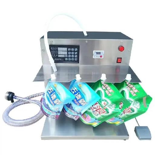 Single Head Small Bag Washing Liquid Filling Machine Washing Essence Nutrient Liquid Pure Water Suction Nozzle Freestanding Bag