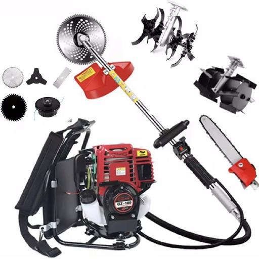 4 Stroke Brush Cutter Weed Wacker Weed Eater Trimmer Mini Tiller Cultivator Gasoline Lawn Mower Petrol Lawn Mower Grass Cutter