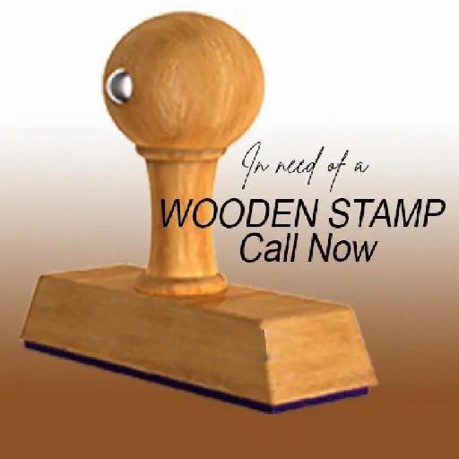 KT Print Media - Wooden Stamp
