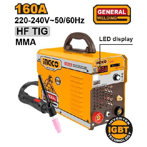 Heimwerker Ghana – 160A Inverter TIG/MMA Welding Machine with Pulse & Spot Function – ING-TIG1601