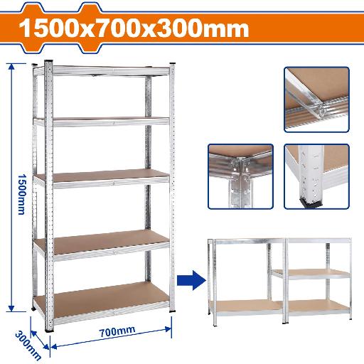 Heimwerker Ghana – WADFOW 5-Tier Adjustable Storage Shelves – WTS1A73