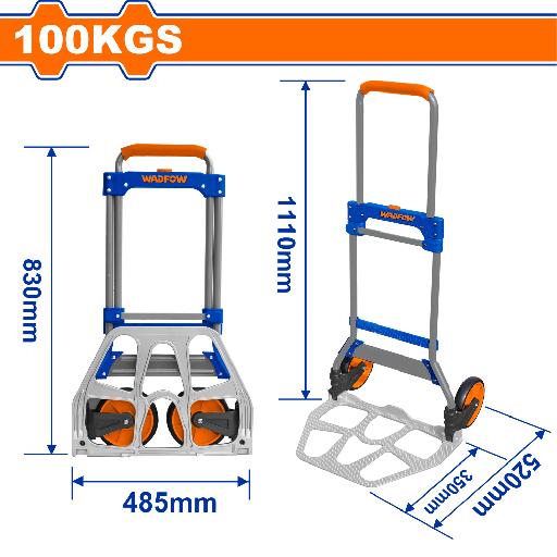 Heimwerker Ghana – WADFOW 100kg Foldable Hand Truck – WWB9A10