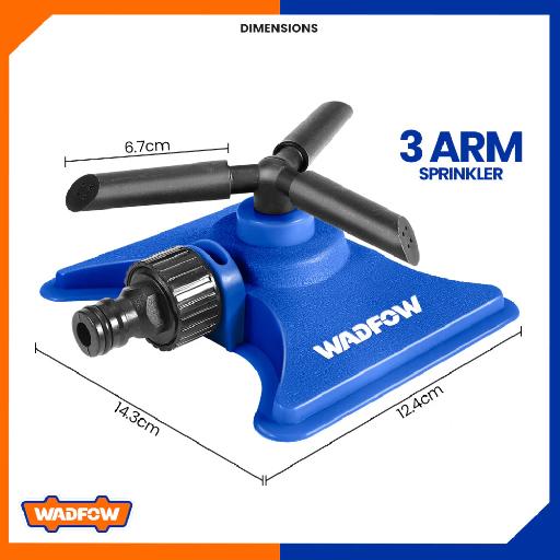 Heimwerker Ghana – Plastic 3 Arm Rotary Garden Sprinkler – WSN1E23