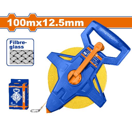 Heimwerker Ghana – 100m Fiberglass Measuring Tape – WMT25100