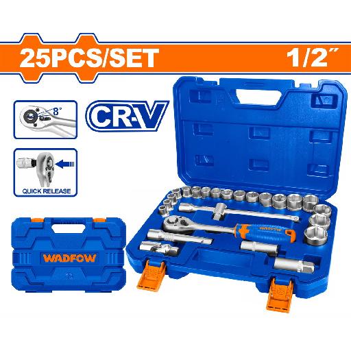Heimwerker Ghana – 25 Pcs 1/2" Socket Set – WST2D25
