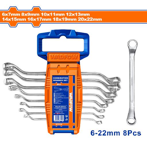 Heimwerker Ghana – 8 Pieces Offset Ring Spanner Set – WFR3208