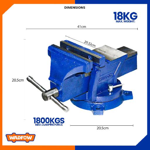 Heimwerker Ghana – 8 Inch Bench Vice (200mm) – WBV1A08