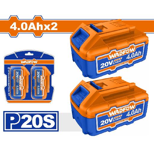 Heimwerker Ghana – 2Pcs 4.0Ah (20V) Battery Pack – WOS240685