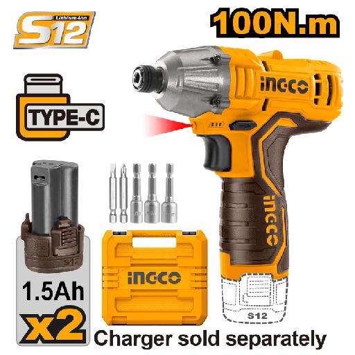 Heimwerker Ghana – 100Nm 12V Lithium-Ion Cordless Impact Driver – CIRLI12015