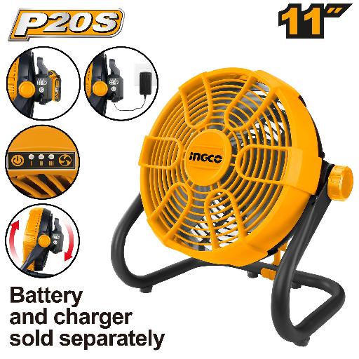 Heimwerker Ghana – 11" 20V Lithium-Ion Fan with 2 Speed Settings – CFALI2002
