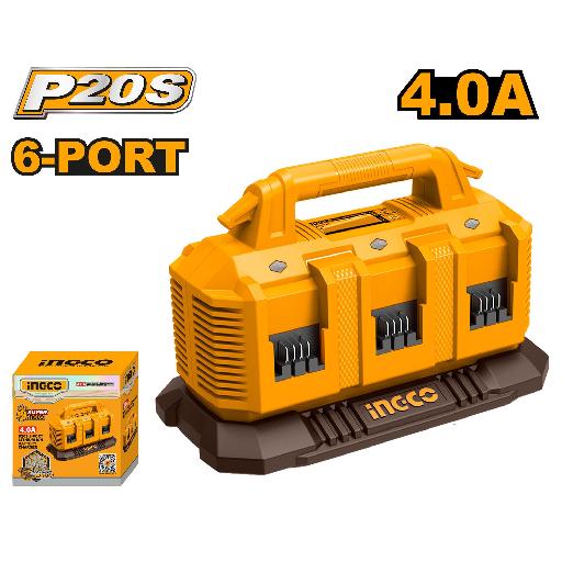 Heimwerker Ghana – 4.0Ah 6-Port Fast Intelligent Charger for P20S Power Tools – FCLI2064