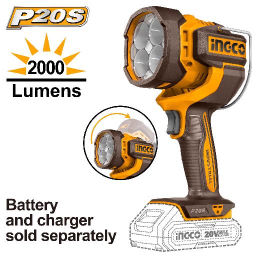 Heimwerker Ghana – 2000 Lumens Lithium-Ion Cordless Portable Work Lamp 20V – CWLI2088