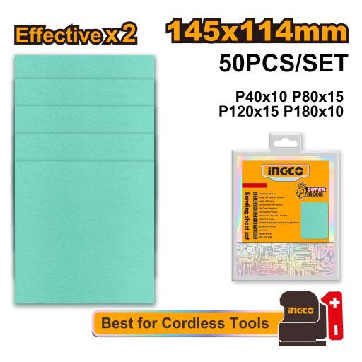 Heimwerker Ghana – 50Pcs 145x114MM Sanding Sheet – AKFS145115