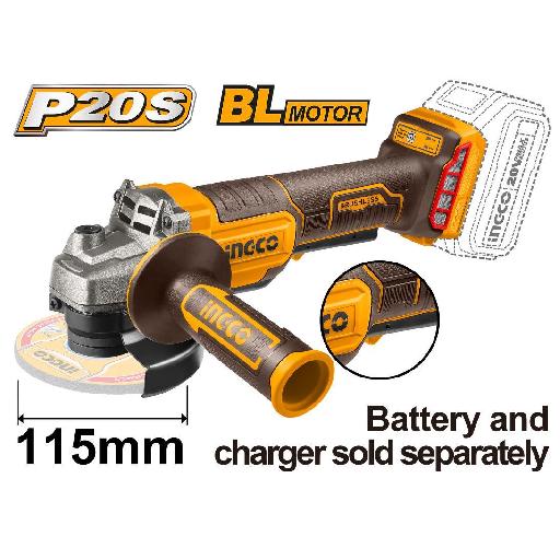 Heimwerker Ghana – 115mm Brushless Cordless Angle Grinder – CAGLI211156