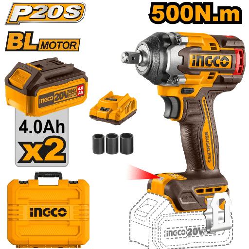 Heimwerker Ghana – 500Nm Lithium-Ion Cordless Impact Wrench – CIWLI2050