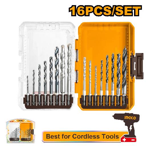Heimwerker Ghana – 16 Pcs Metal, Multifunction Drill, and Wood Drill Bits Set – AKDL11606
