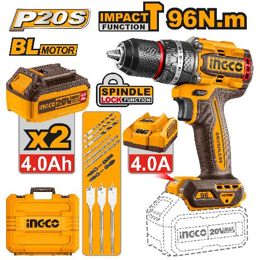 Heimwerker Ghana – 96Nm Brushless Cordless Impact Drill – CIDLI20968