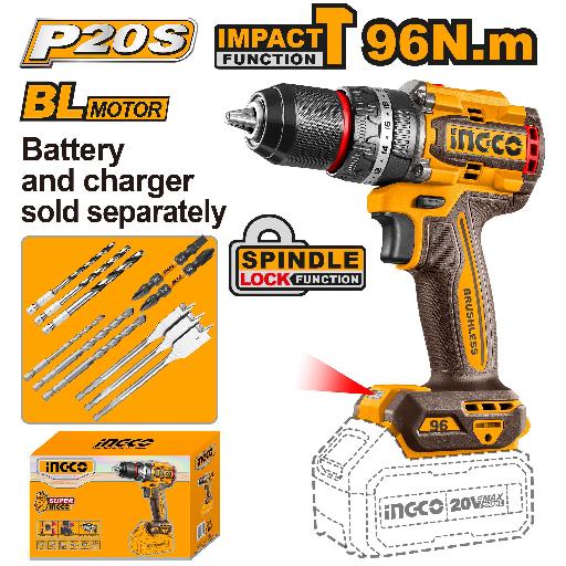 Heimwerker Ghana – 96Nm Brushless Cordless Impact Drill – CIDLI209681