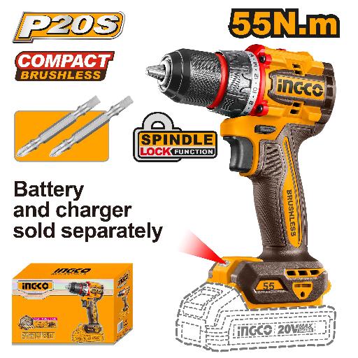 Heimwerker Ghana – 55Nm Compact Brushless Cordless Drill – CDLI205581