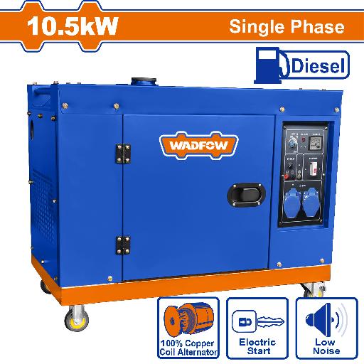 Heimwerker Ghana – WADFOW 10.5KW Silent Single Phase Diesel Generator – WDG2A120