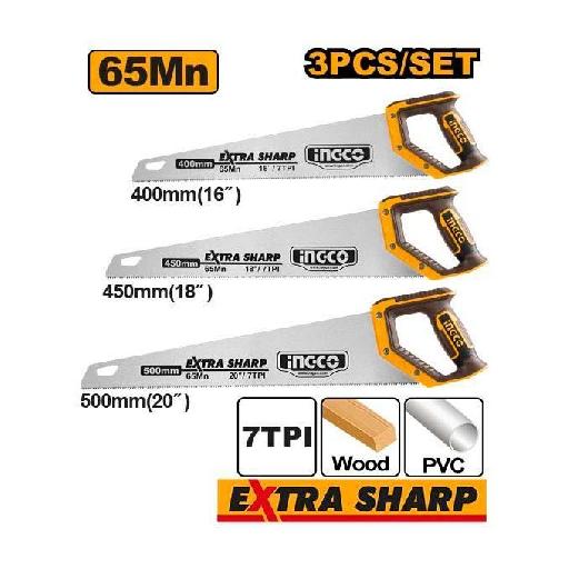 Heimwerker Ghana – Hand Saw 3pcs Set 16? 18? 20? – COS23093