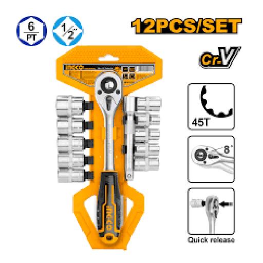 Heimwerker Ghana – 12 Pcs 1/2" Socket Set – HKTS12122