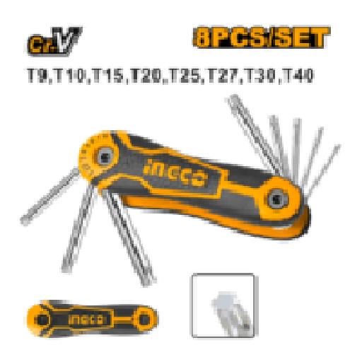 8 Pieces Pocket Torx Keys – HHK14083
