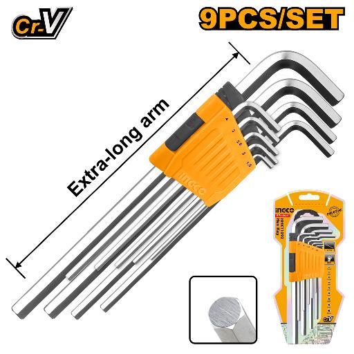 9 Pieces Ball Point Hex Key Set – HHK12091