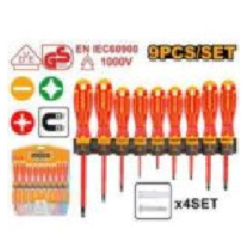 9 PCS Insulated Screwdriver Set – HKISD0908