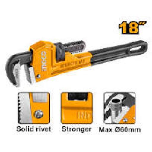 Ingco 18in Pipe Wrench – HPW0818