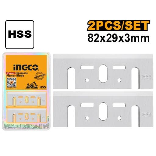 Ingco HSS Planer Blades 82x29x3mm – EPB820301