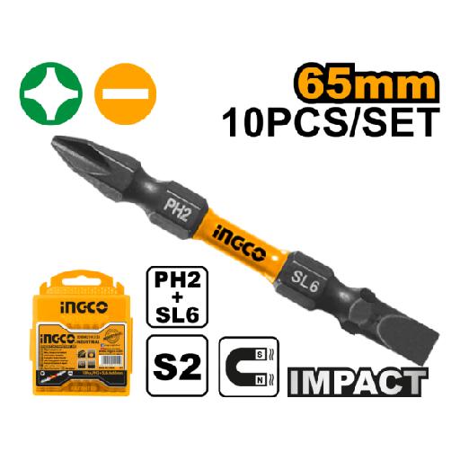 10 Pieces Impact Screwdriver Bit 65mm – SDBIM21HL133