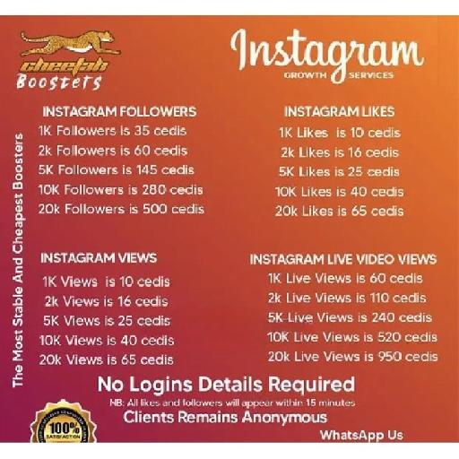Cheetah - Social Media Boosters