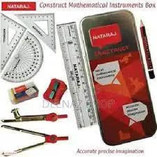 Nataraj Maths Set – Complete Geometry Kit for School and Office