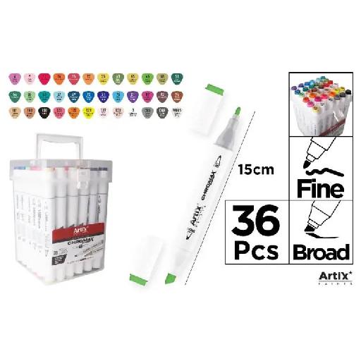 Double-tip Art Marker – Versatile Dual-Ended Marker for Drawing & Coloring