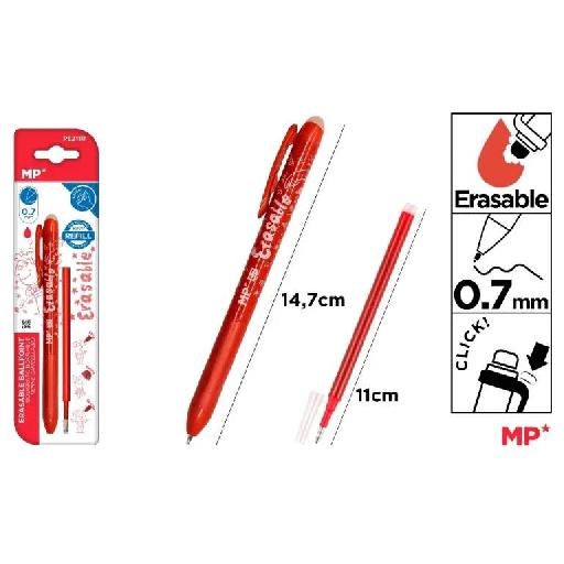 Red Erasable Pen with Refill – Smooth Writing & Easy Correction